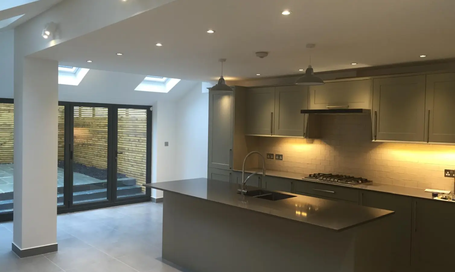Completed residential interior project